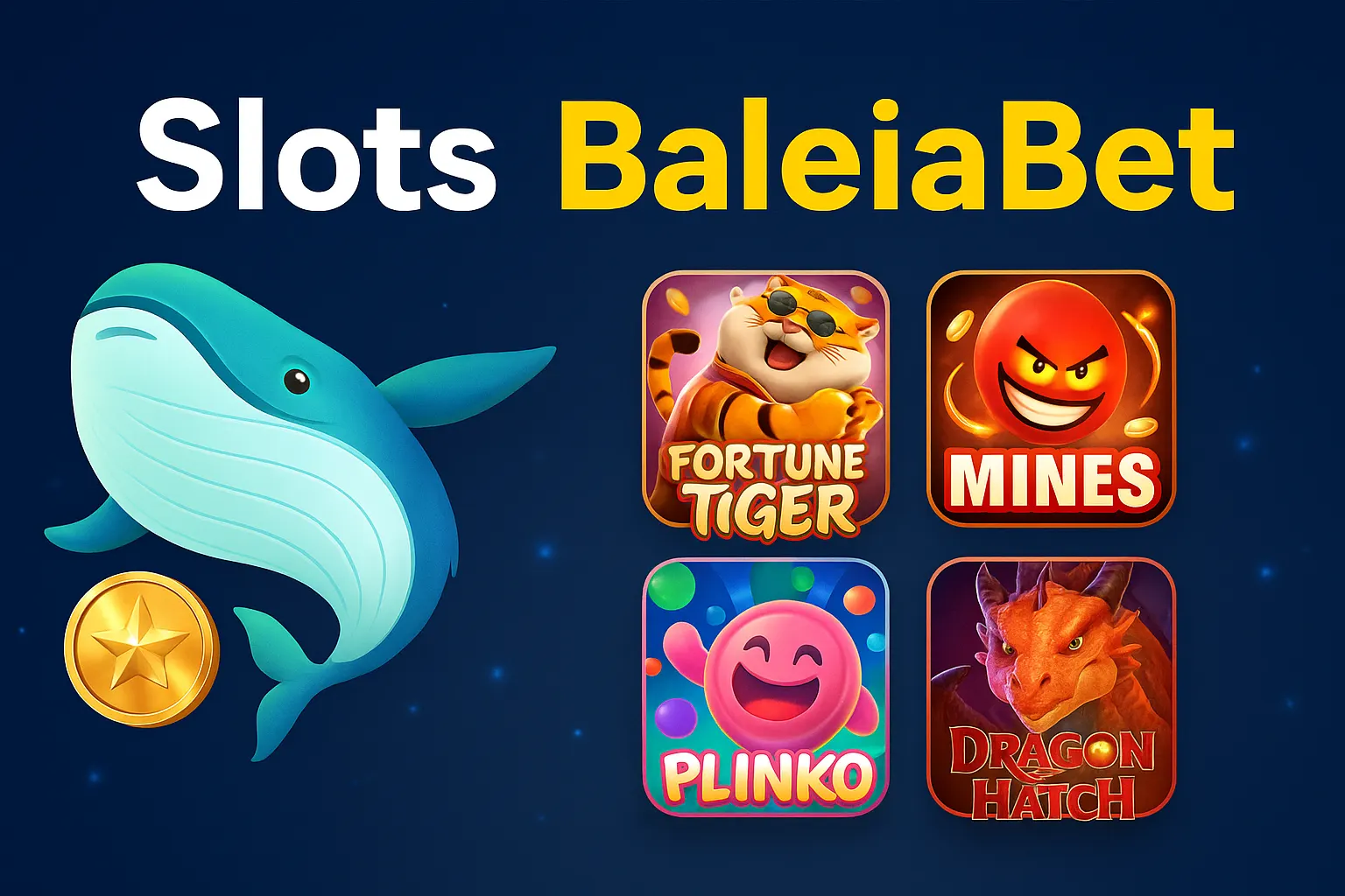 Jogos de Slot no Casino Online BALEIABET